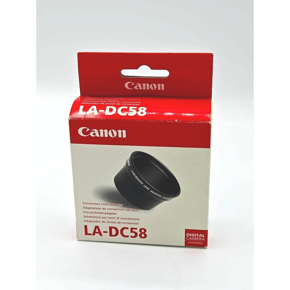 Canon LA-DC58 Conversion Lens Adapter for Digital Camera Accessories‎